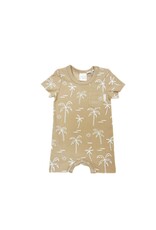 EARTH NYMPH NEUTRAL SCENIC PALMS ONESIE