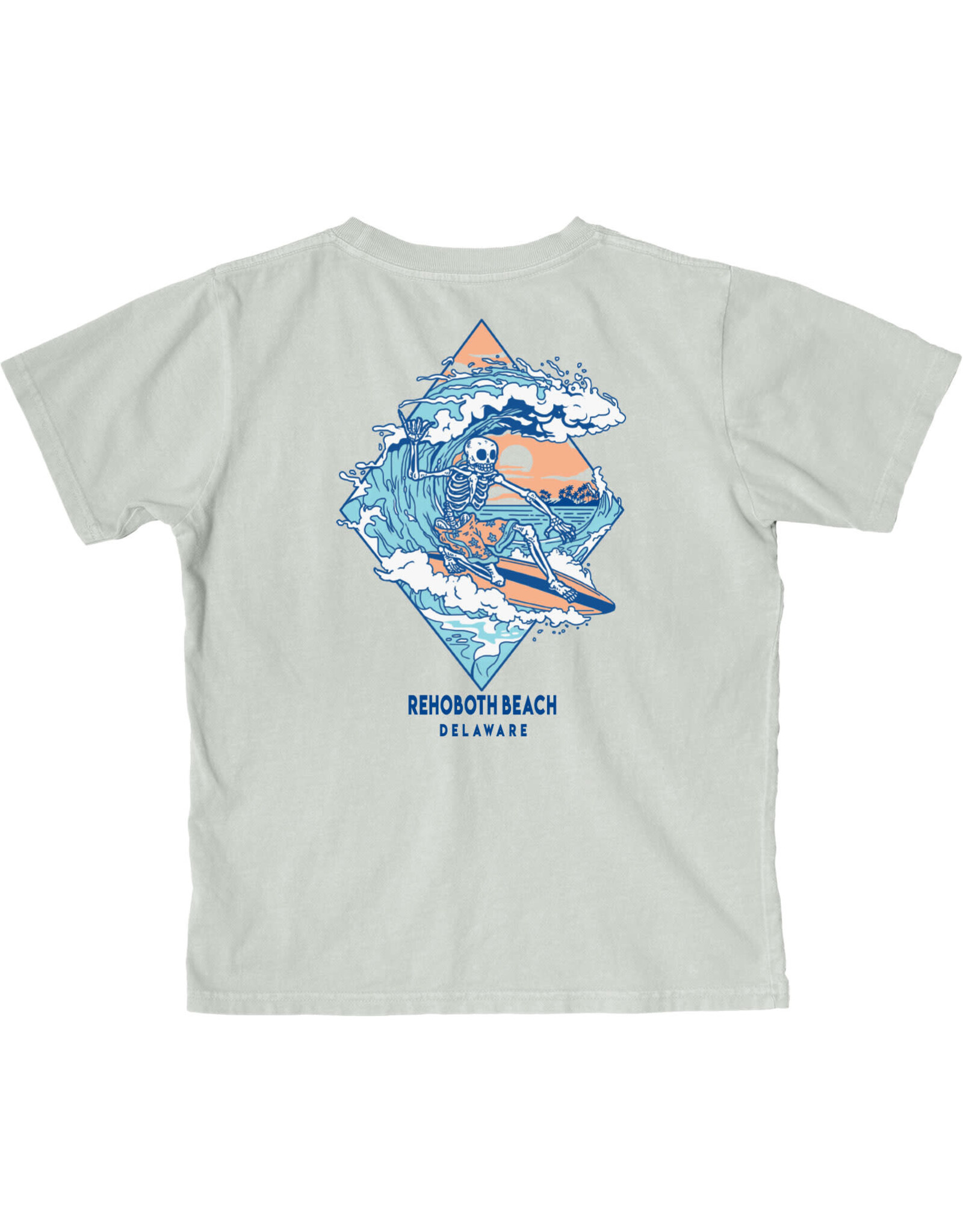 BLUE 84 YOUTH SURFING SKELETON SS TEE