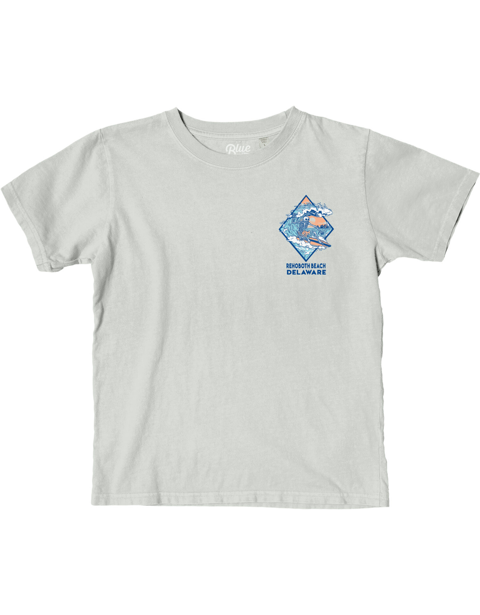 BLUE 84 YOUTH SURFING SKELETON SS TEE