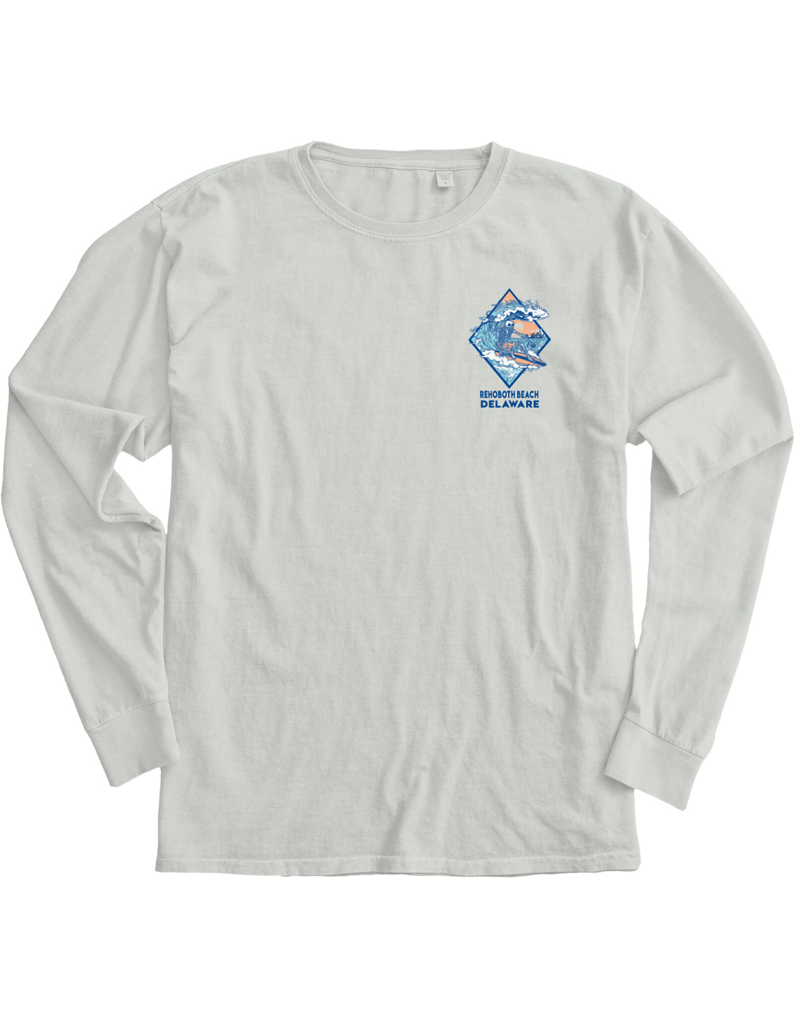 BLUE 84 SURFING SKELETON LS TEE