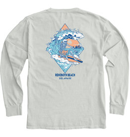 BLUE 84 SURFING SKELETON LS TEE