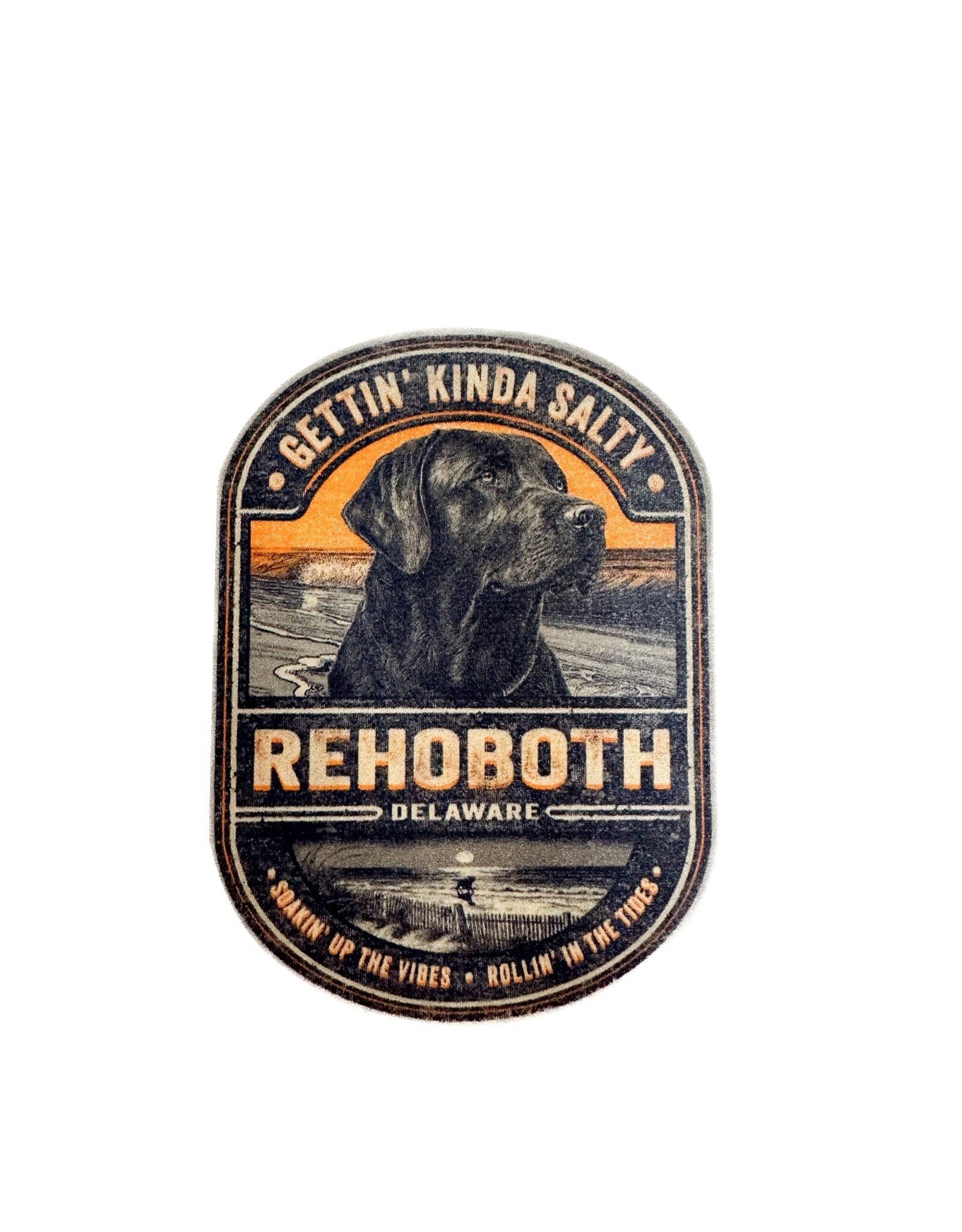 HIGH RANGE DESIGNS BEACH STICKER FOXHILL BLACK LAB