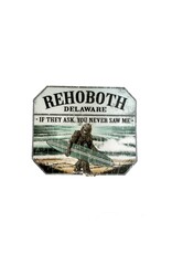 HIGH RANGE DESIGNS BEACH STICKER SURFING SASQUATCH