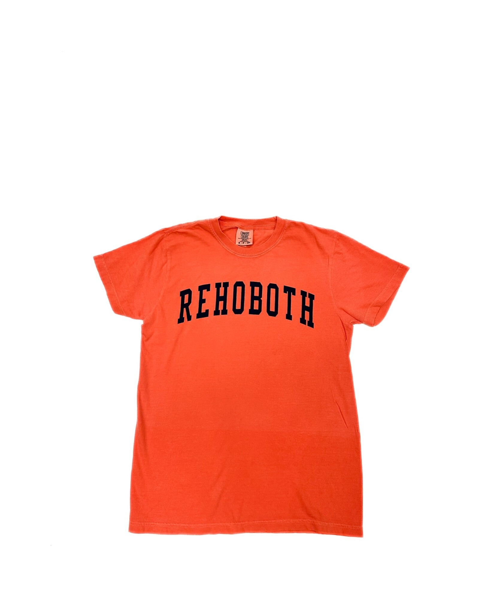 REHOBOTH LIFESTYLE CLASSIC BRIGHT SALMON ARCH SS TEE