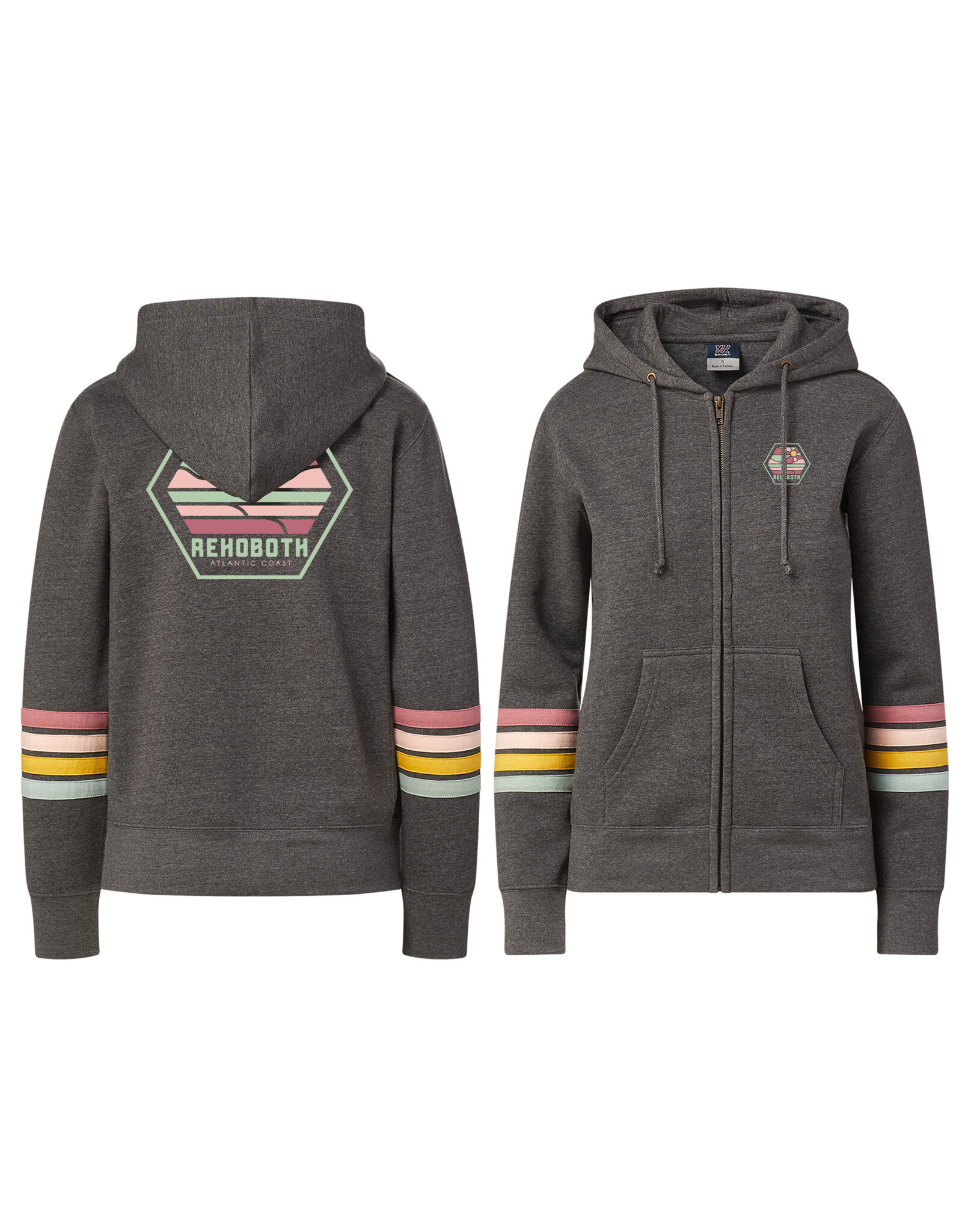 MV SPORT ANGEL FLEECE NAAMAH ZIP HOOD
