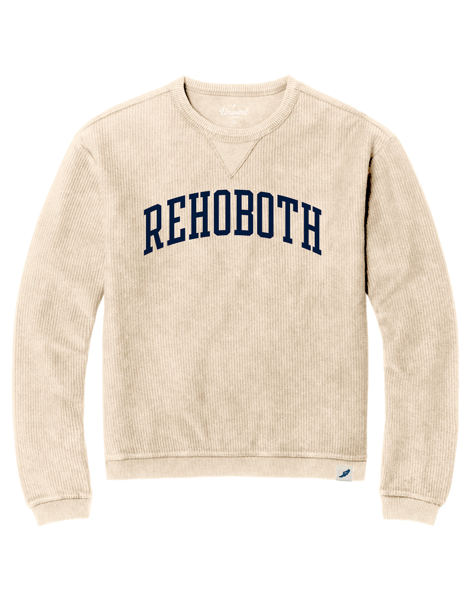 LEAGUE LEAGUE CORDED CREWNECK