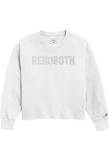 LEAGUE LEAGUE REVERSE EMBOSSED CROP CREW