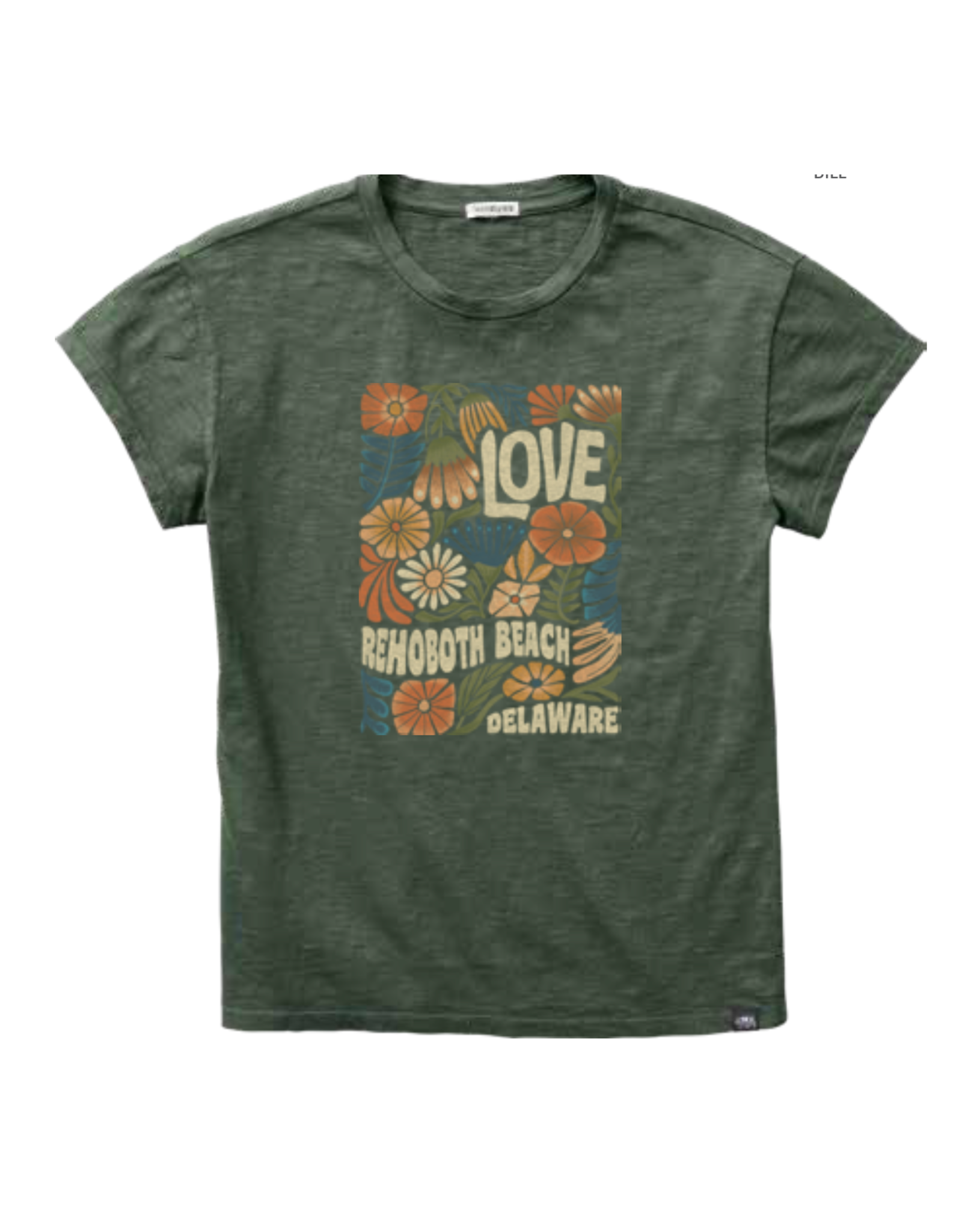 TECHSTYLES PIGMENT DYED SPLENDID LOVE SS TEE