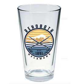 GLASS 16 OZ PINT GLASS LILO BOARDS