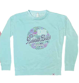 TECHSTYLES WOMENS WEATHERED OPULENT CREWNECK