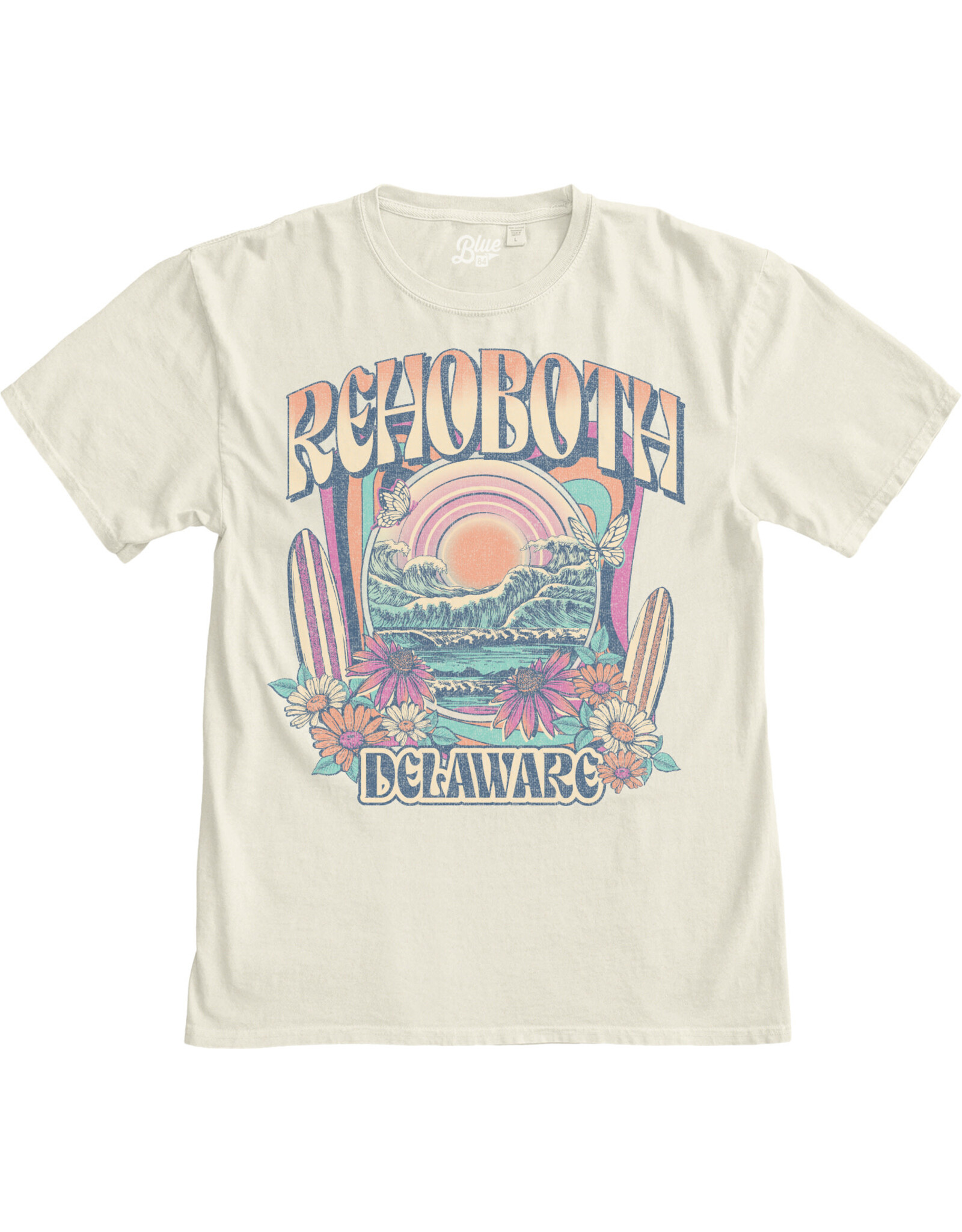 BLUE 84 SLANTLER WAVES SS TEE