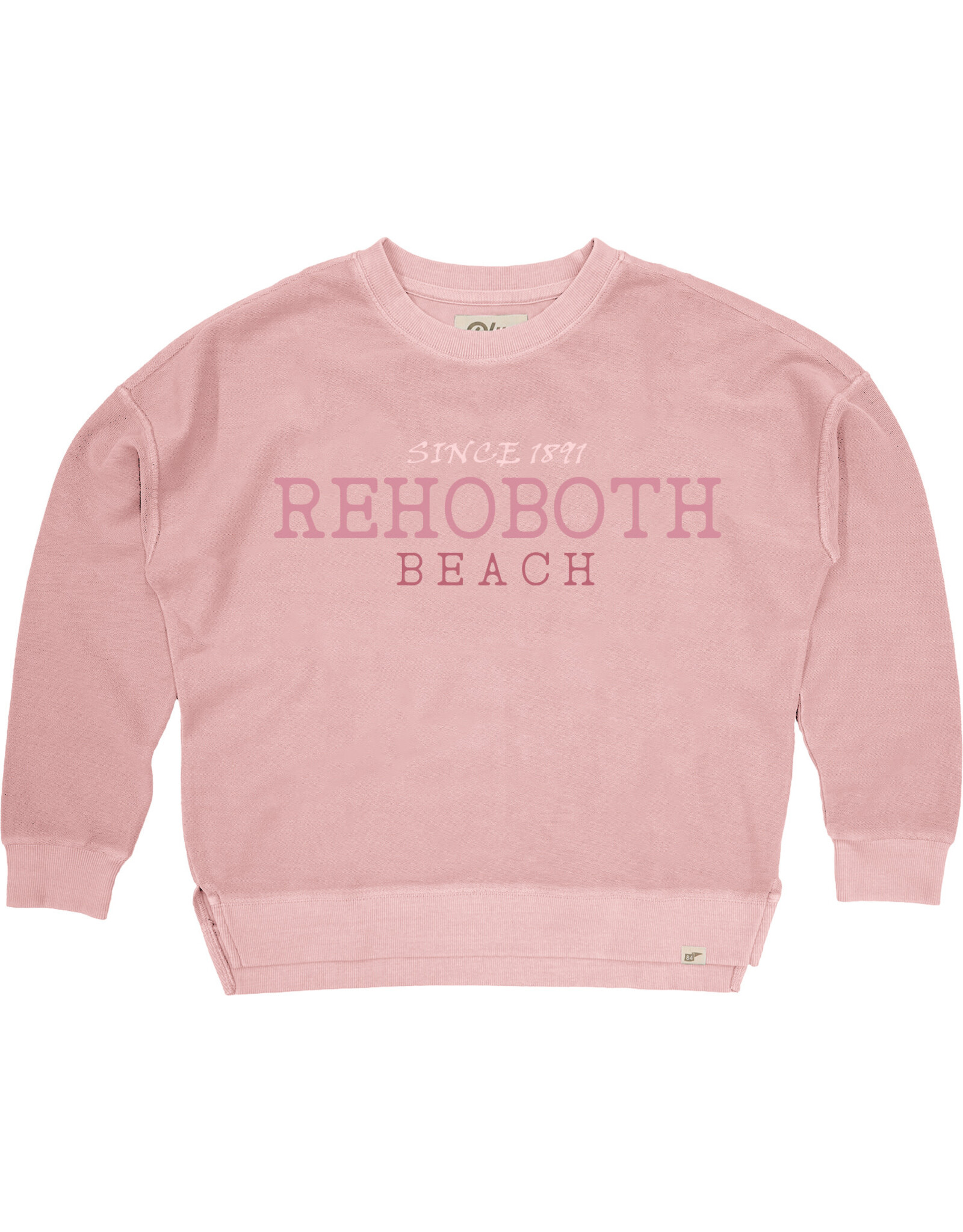 BLUE 84 REVERSE TERRY EMBROIDERED CREWNECK