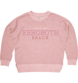 BLUE 84 REVERSE TERRY EMBROIDERED CREWNECK