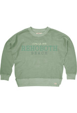 BLUE 84 REVERSE TERRY EMBROIDERED CREWNECK