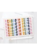 ONDERKAST POSTCARD RETRO WAVE FONT