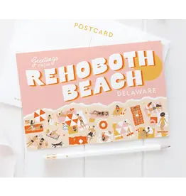 ONDERKAST POSTCARD BEACH SCENE