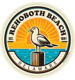 STEAMBOAT STICKERS ACRYLIC MAGNET SUNSHINE SEAGULL