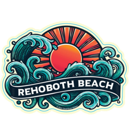 STEAMBOAT STICKERS BEACH STICKER TOUGH WAVE