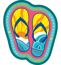STEAMBOAT STICKERS ACRYLIC MAGNET WAVE FLIPFLOPS