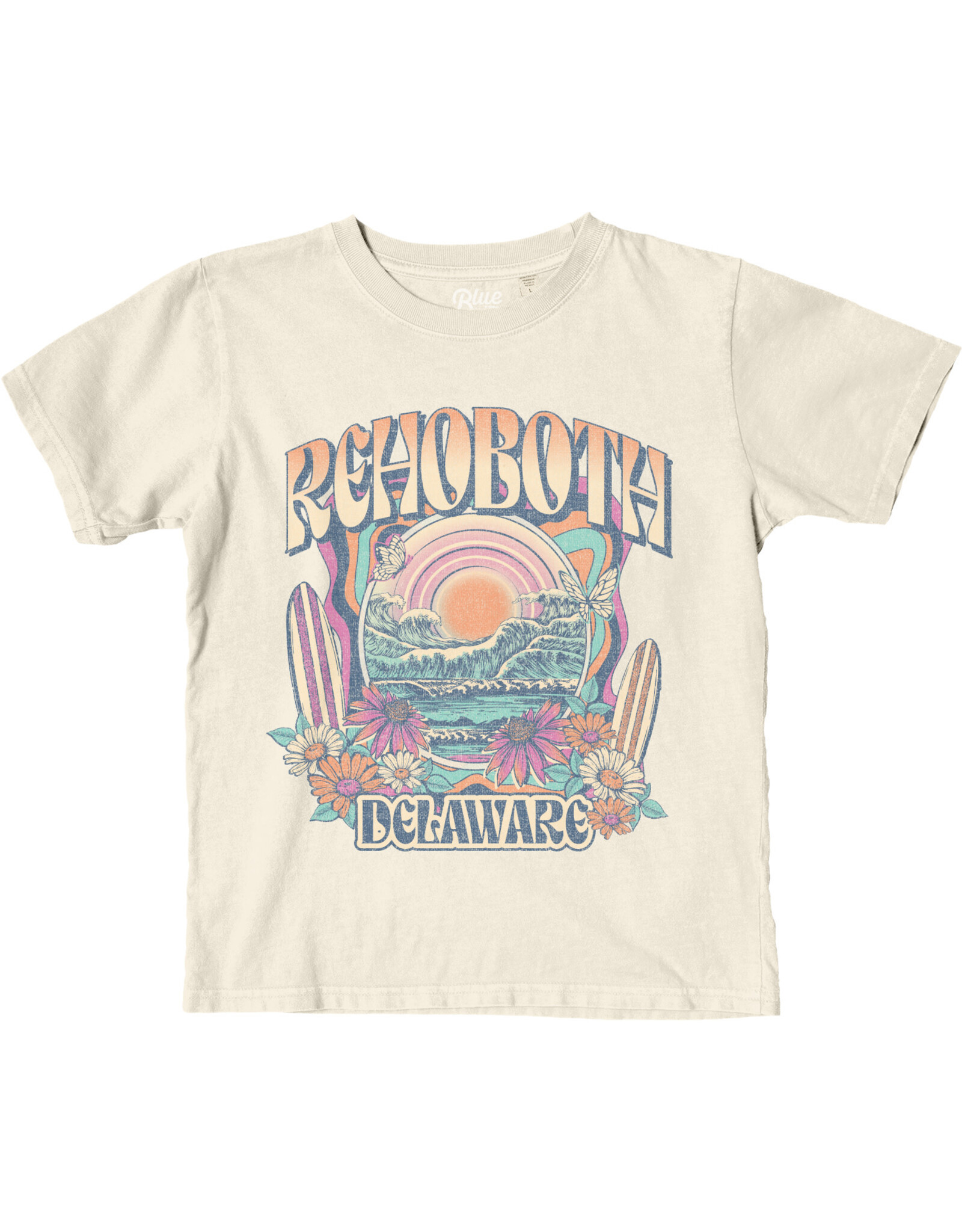 BLUE 84 YOUTH SLANTLER WAVES SS TEE
