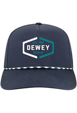 LEGACY ATHLETICS DEWEY LEGACY CADDY ROPE HAT NAVY DIVIDE