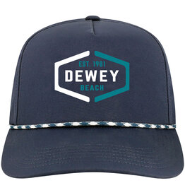 LEGACY ATHLETICS DEWEY LEGACY CADDY ROPE HAT NAVY DIVIDE