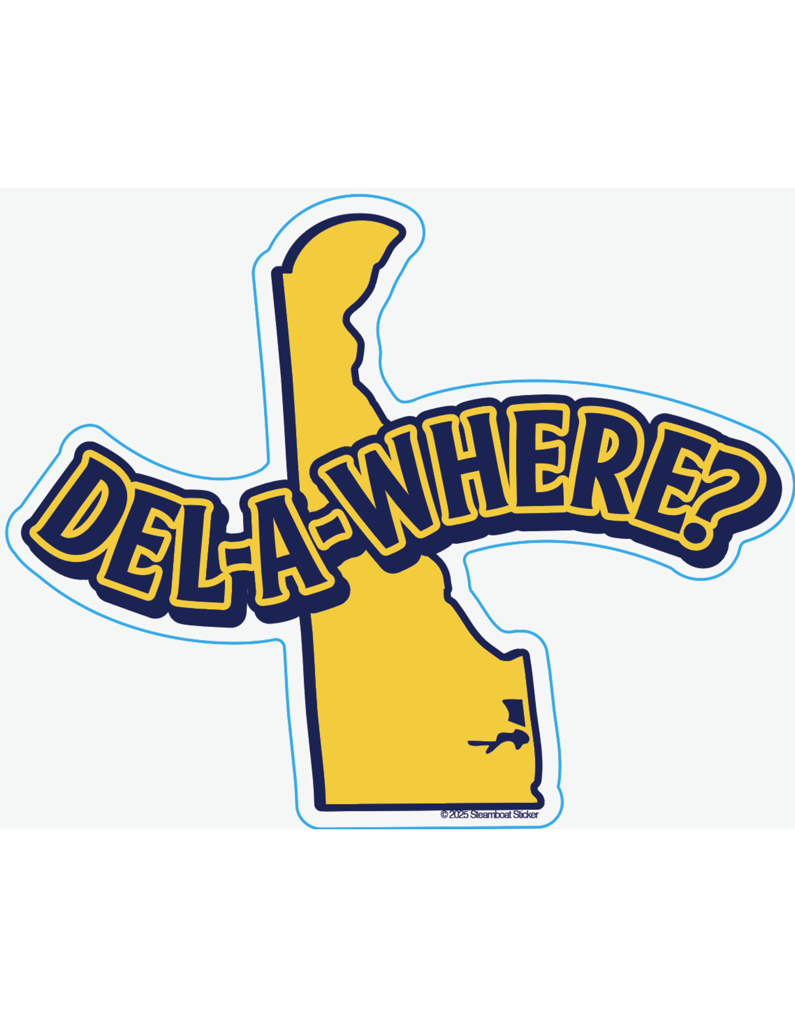 STEAMBOAT STICKERS ACRYLIC MAGNET DELA-WHERE?