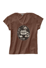 TECHSTYLES PIGMENT DYED FUN GUYS VNECK SS TEE