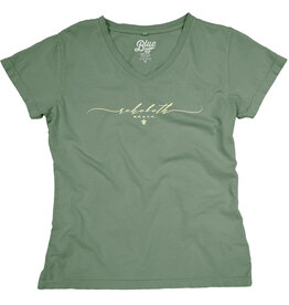 BLUE 84 WOMENS SUTURED TURTLE VNECK TEE