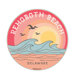 BLUE 84 BEACH STICKER HALF DAY WAVE