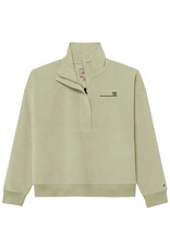 LEAGUE WOMENS CORDED CROP 1/2 ZIP