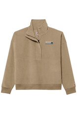LEAGUE WOMENS CORDED CROP 1/2 ZIP