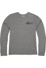 BLUE 84 MIZZLE SHARK TRIBLEND LS TEE