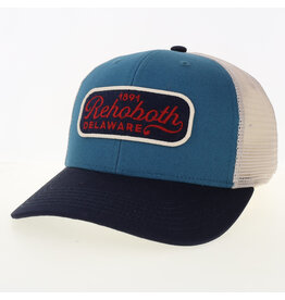 LEGACY ATHLETICS LEGACY MID PROFILE TRUCKER HAT MARINE/NAVY SCRIPT