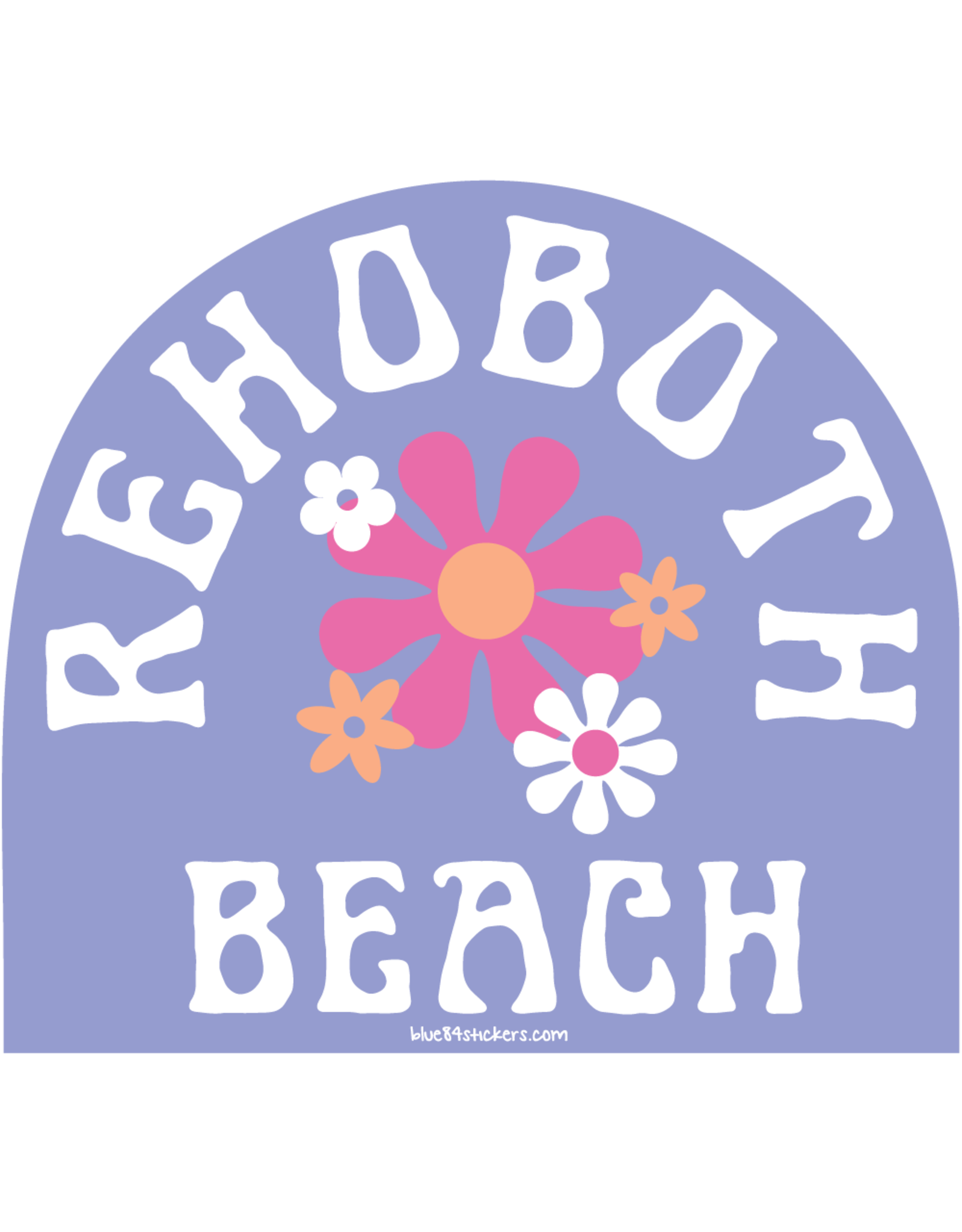 BLUE 84 ACRYLIC MAGNET POP CULTURE FLORAL