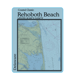 BLUE 84 ACRYLIC MAGNET ALTERED LATITUDE CHART