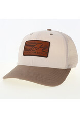 LEGACY ATHLETICS LEGACY MID PROFILE TRUCKER HAT STONE/CLAY LANDSCAPE