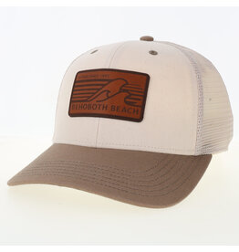 LEGACY ATHLETICS LEGACY MID PROFILE TRUCKER HAT STONE/CLAY LANDSCAPE