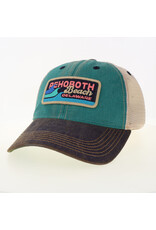 LEGACY ATHLETICS LEGACY OLD FAVORITE TRUCKER HAT AQUA SEGMENTED WAVE