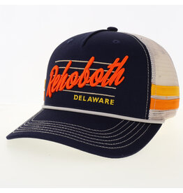 LEGACY ATHLETICS LEGACY TWO BAR TRUCKER HAT NAVY/GOLD COSMIC SCRIPT