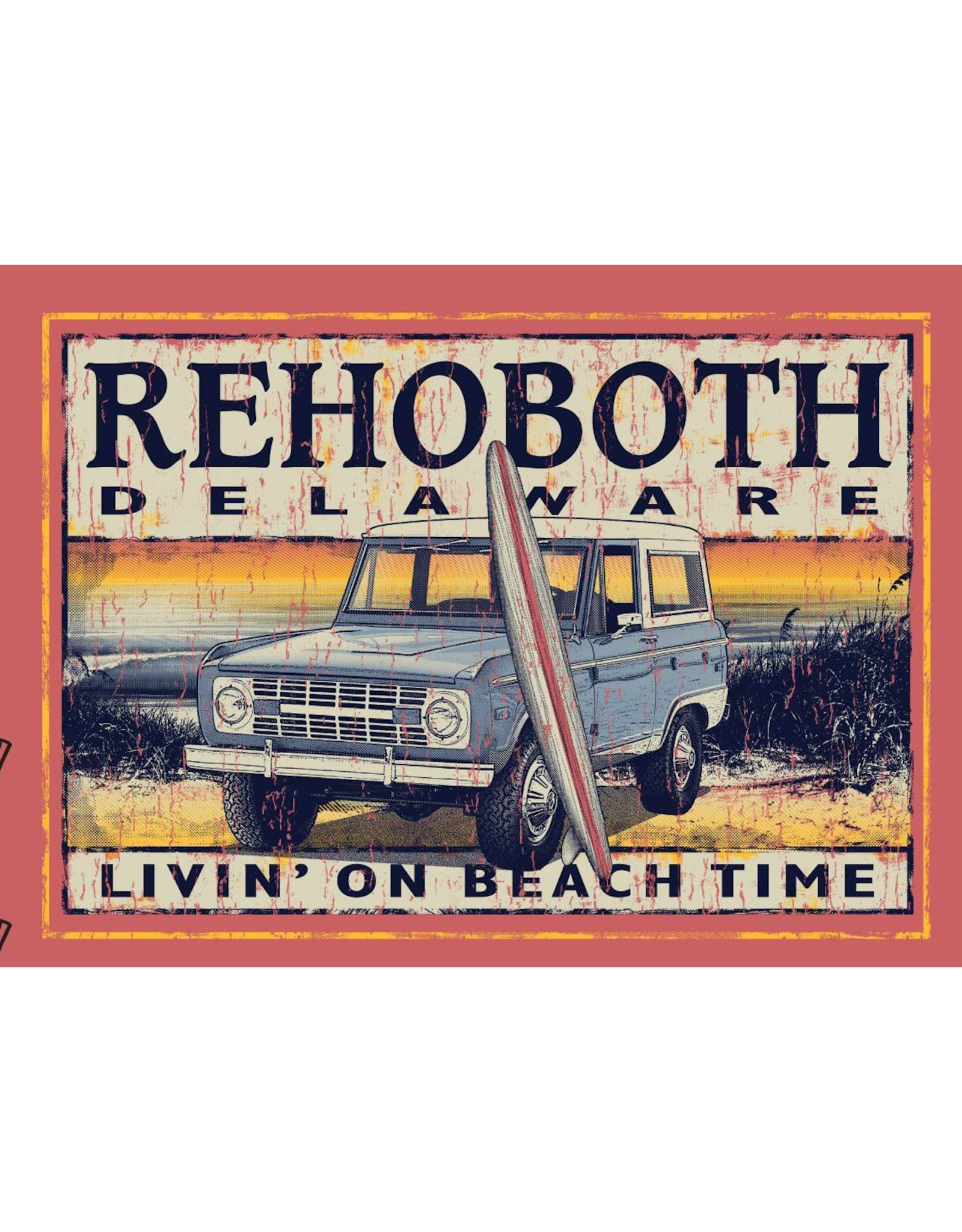 HIGH RANGE DESIGNS SEAWORTHY BEACH BRONCO SS TEE