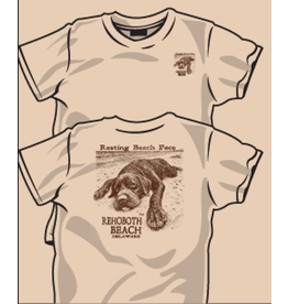 HIGH RANGE DESIGNS RESTING BEACH FACE SS TEE