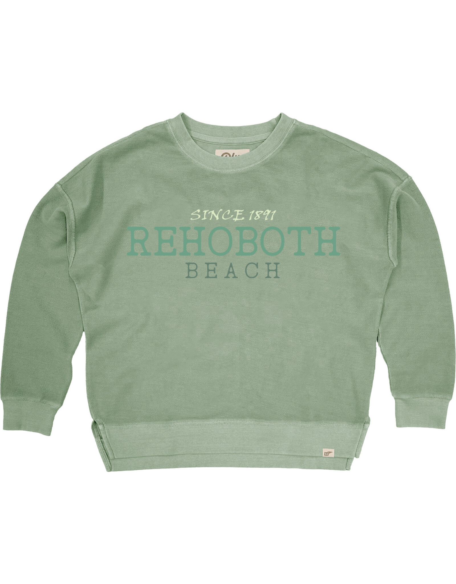 BLUE 84 REVERSE TERRY EMBROIDERED CREWNECK