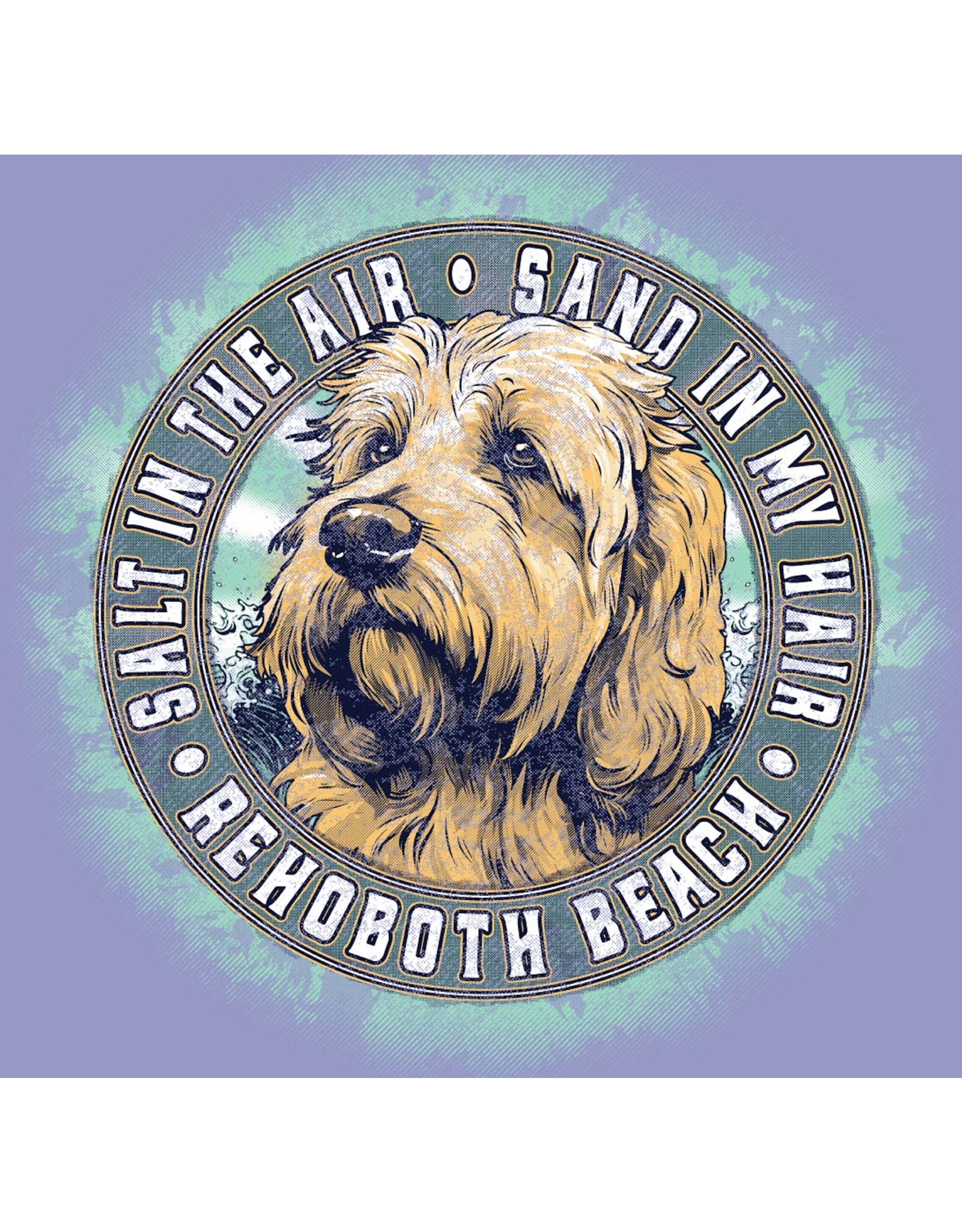 HIGH RANGE DESIGNS BEACH STICKER PURVEYOR DOODLE