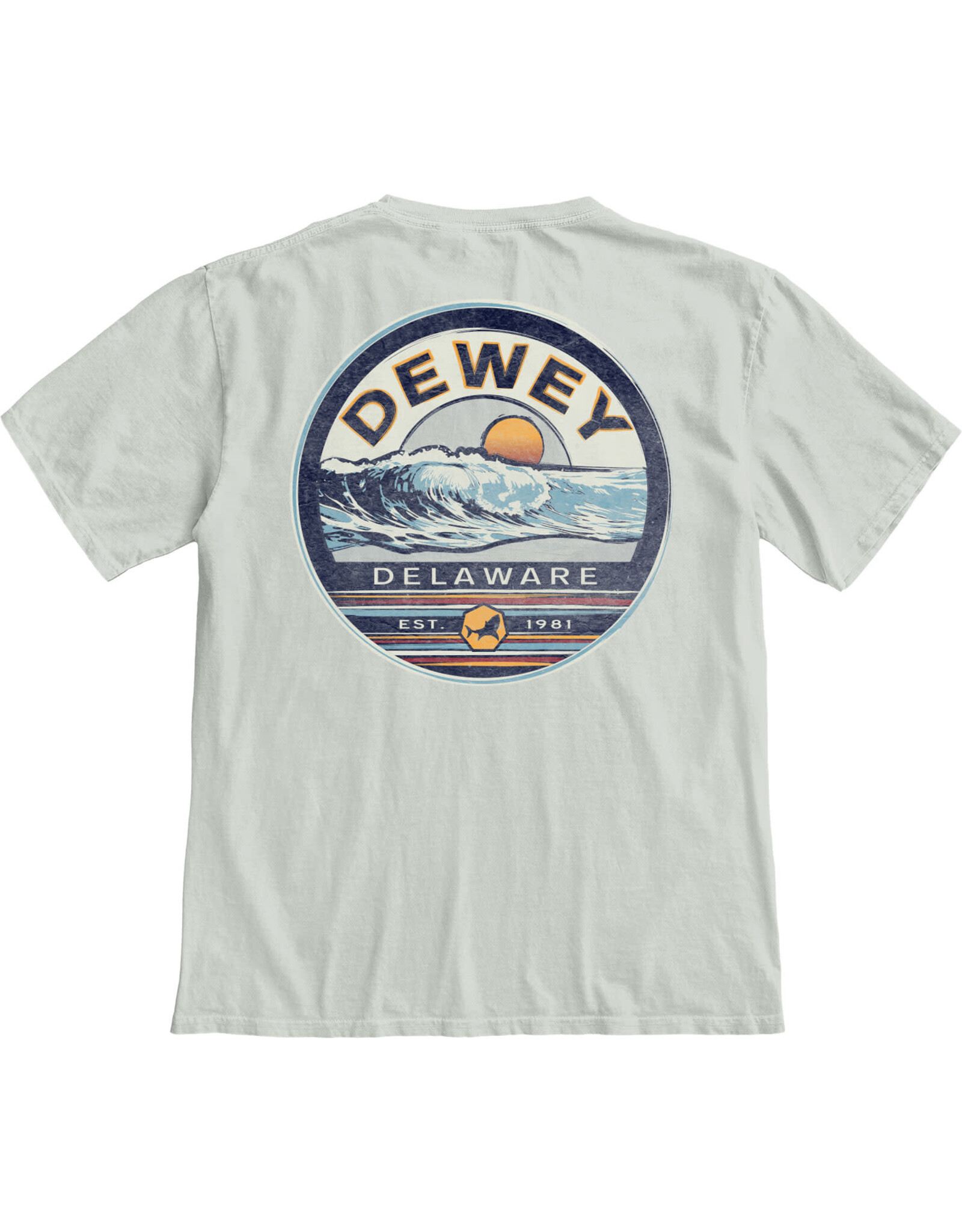BLUE 84 DEWEY DIVINATION WAVES SS TEE