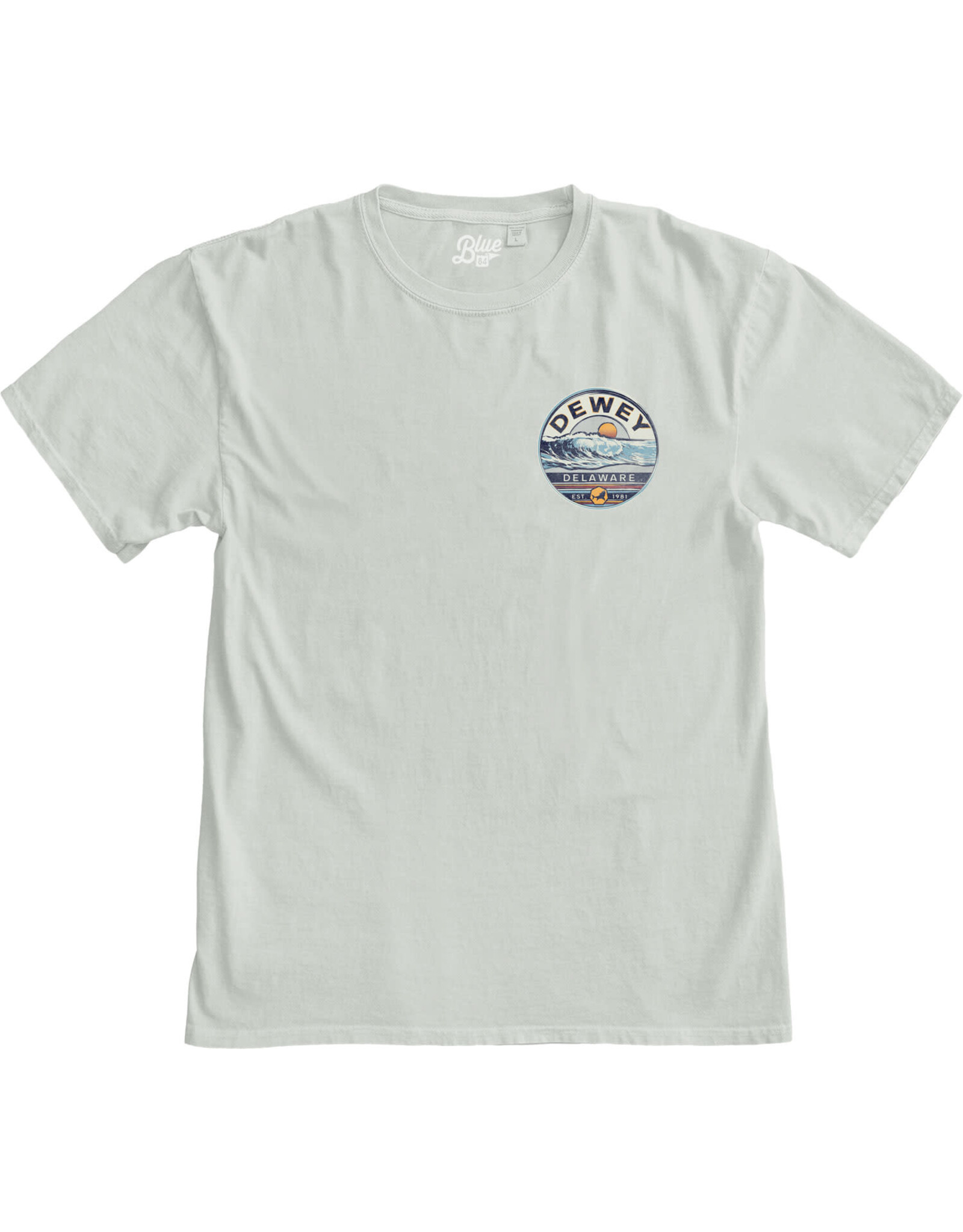 BLUE 84 DEWEY DIVINATION WAVES SS TEE