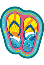 STEAMBOAT STICKERS BEACH STICKER WAVE FLIP FLOPS