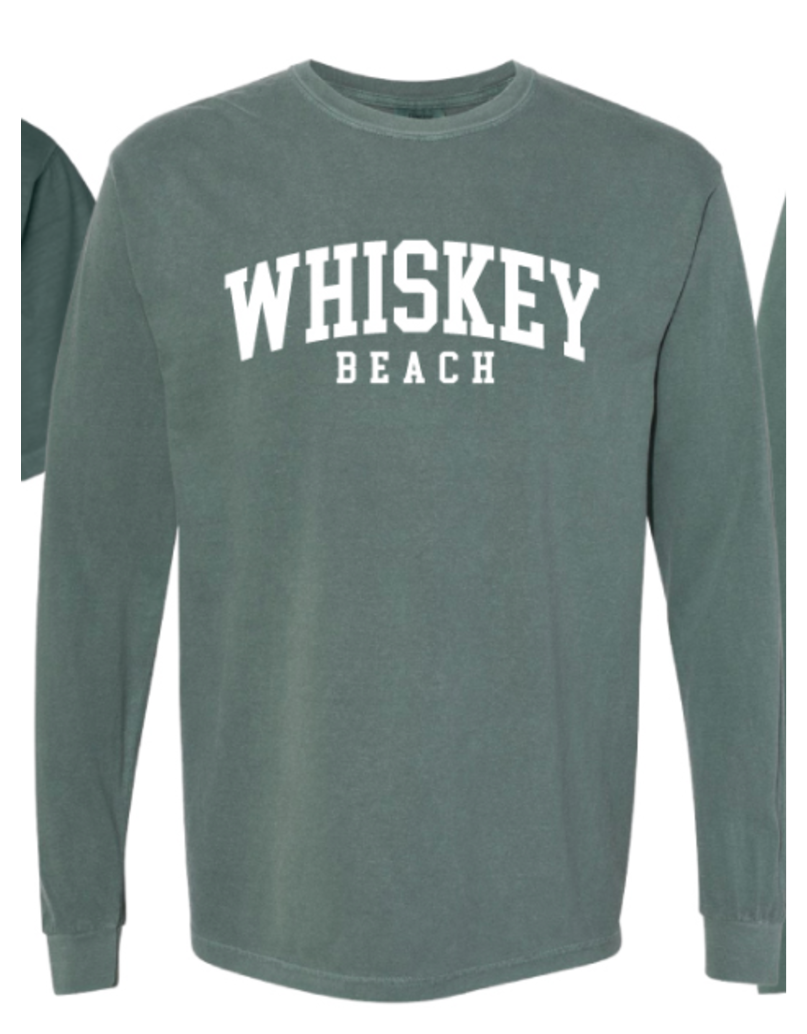 REHOBOTH LIFESTYLE MENS CLASSIC WHISKEY BEACH LS TEE