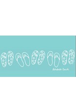 TOMMYS DESIGNS WOMENS FLIP FLOP PUFF VNECK SS TEE