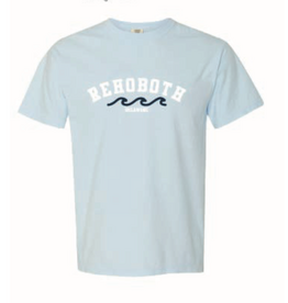 REHOBOTH LIFESTYLE MENS CLASSIC CHAMBRAY WAVE SS TEE